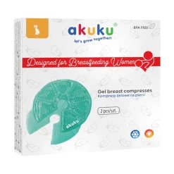 AKUKU Kompresy żelowe na piersi 2 szt.