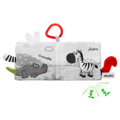 AKUKU Książeczka sensoryczna Królestwo Zwierząt
