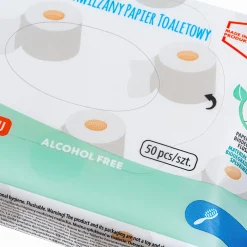 AKUKU Nawilżany papier toaletowy o zapachu mango, 50szt.