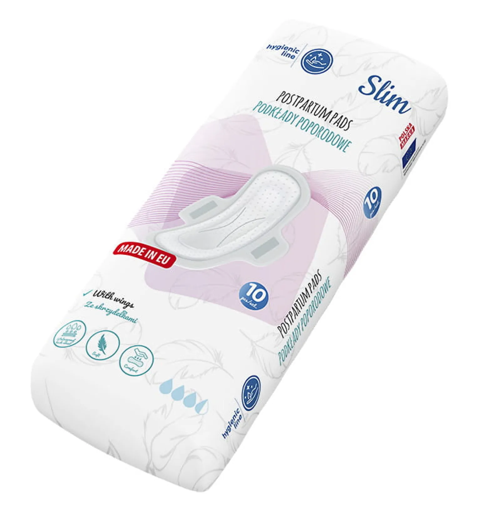 AKUKU Podkłady poporodowe SLIM 10 szt.