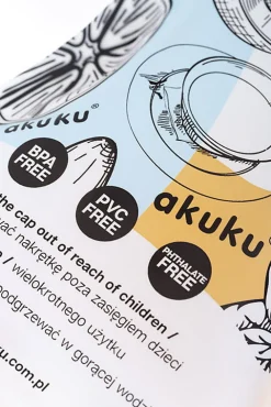 AKUKU Saszetki wielorazowe na pokarm