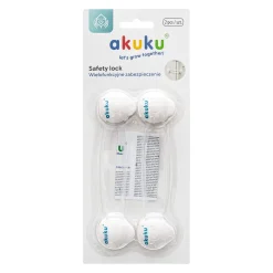 AKUKU Zabezpieczenia uniwersalne do szafek i szuflad DŁUGIE 16 cm.