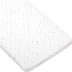 Bawełniane prześcieradło z gumką do łóżeczka 120x60cm - Twinkle Stars