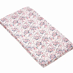 Bawełniane prześcieradło z gumką do łóżeczka 120x60cm - Roses