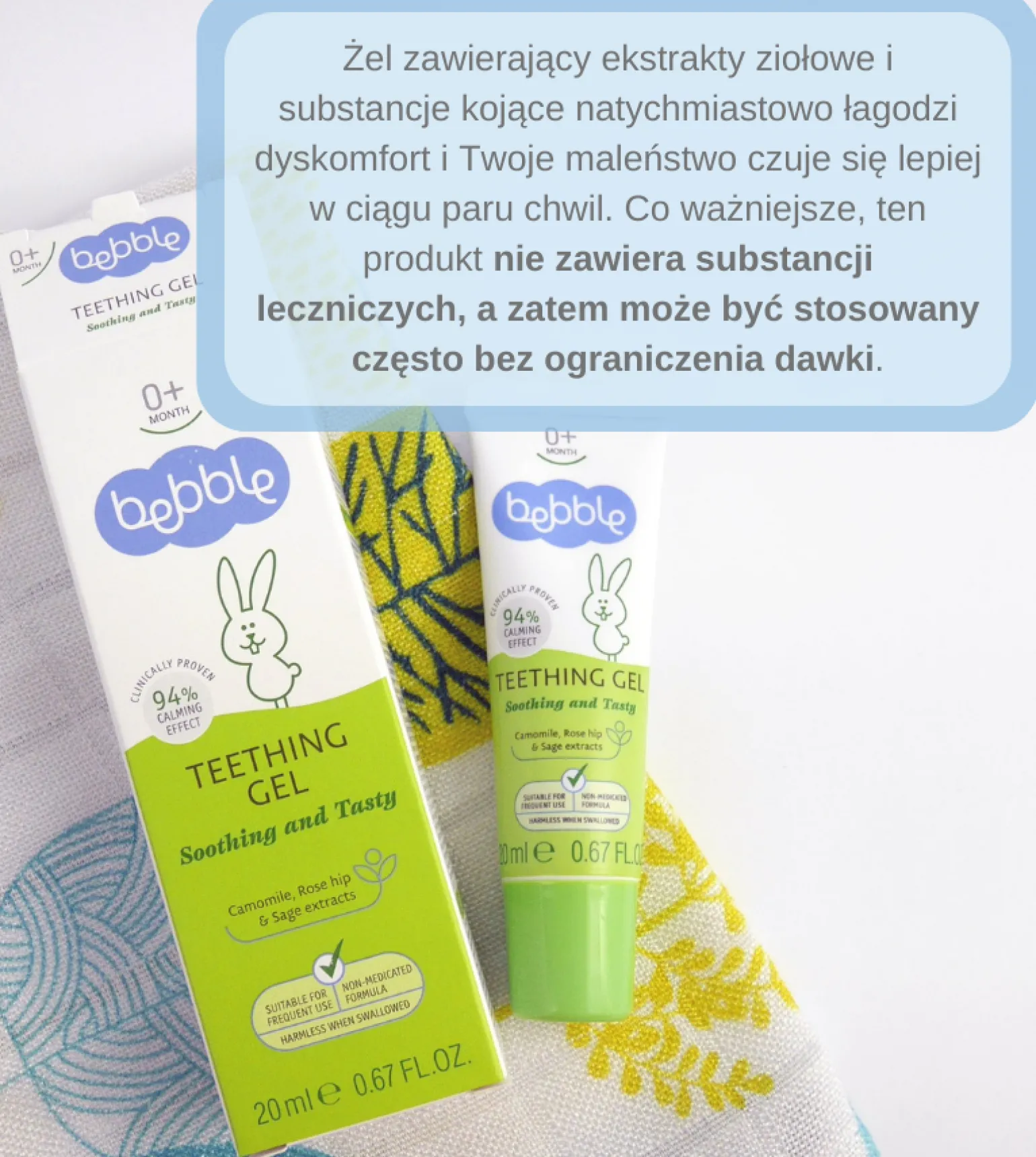 BEBBLE Żel na ząbkowanie 20ML