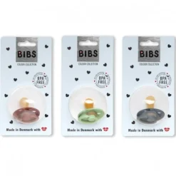 BIBS COLOUR PEACH 6m+ Smoczek Uspokajający kauczuk Hevea
