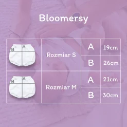 Bloomersy muślinowe - Strawberries