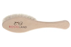 BOCIOLAND - Drewniana szczotka do włosów z koziny - elipsa