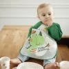 BOCIOLAND Śliniak Ceratowy z rękawkami - PTASZEK