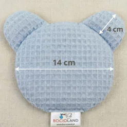 BOCIOLAND - TERMOFOR Z PESTEK WIŚNI Z LAWENDĄ MIŚ WAFEL 180g NIEBIESKI