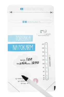 BOCIOLAND Woreczki do przechowywania pokarmu 30 szt.