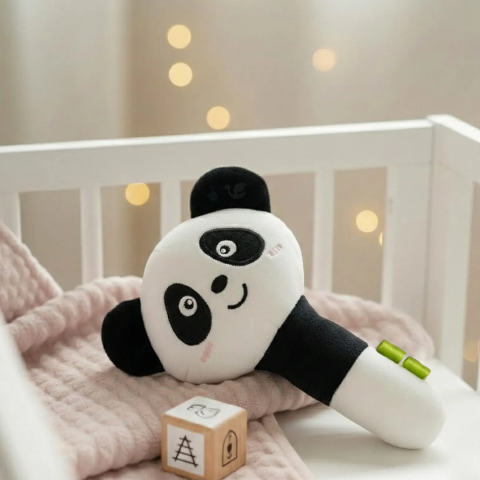 BOCIOLAND Zabawka piszczałka Panda