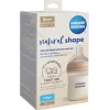 Canpol babies Butelka Natural Shape ze smoczkiem dwustrefowym 150 ml