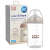 Canpol babies Butelka Natural Shape ze smoczkiem dwustrefowym 260 ml