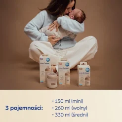 Canpol babies Butelka Natural Shape ze smoczkiem dwustrefowym 260 ml
