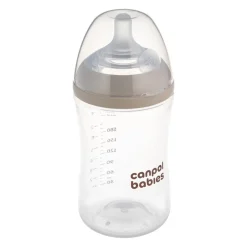 Canpol babies Butelka Natural Shape ze smoczkiem dwustrefowym 260 ml