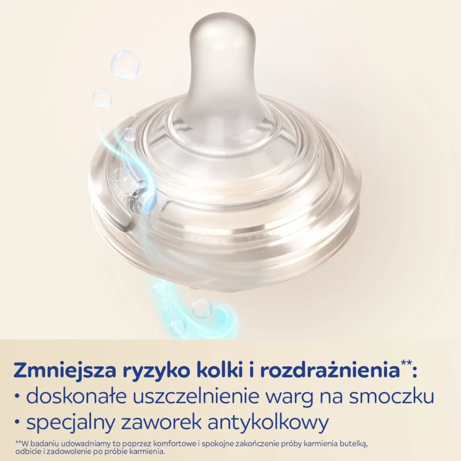 Canpol babies Butelka Natural Shape ze smoczkiem dwustrefowym 260 ml