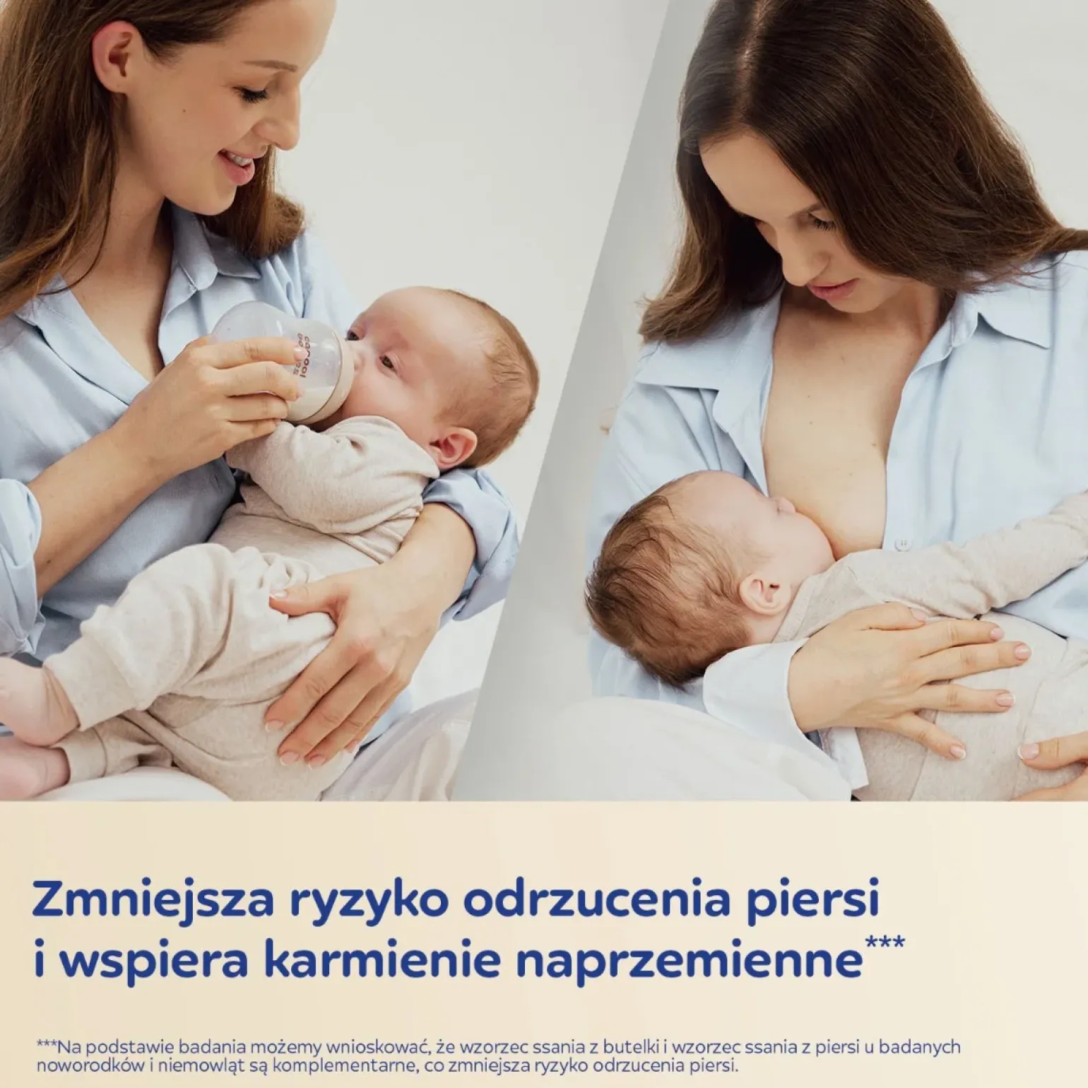 Canpol babies Butelka Natural Shape ze smoczkiem dwustrefowym 330ml