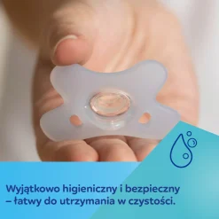 Canpol babies by Difrax Smoczek 100% silikonowy 0-6m symetryczny 1 szt. Green