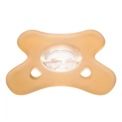 Canpol babies by Difrax Smoczek 100% silikonowy 0-6m symetryczny 1 szt. Orange