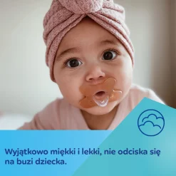 Canpol babies by Difrax Smoczek 100% silikonowy 6-12m symetryczny 1 szt. Green