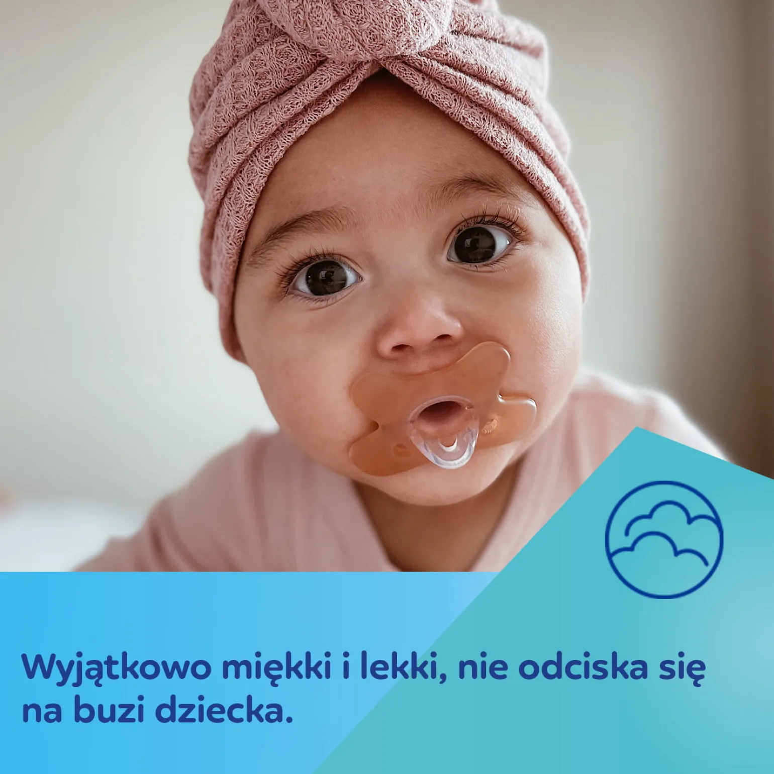 Canpol babies by Difrax Smoczek 100% silikonowy 6-12m symetryczny 1 szt. Green
