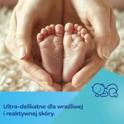 Canpol babies Chusteczki nawilżane dla niemowląt i dzieci, 99% wody, 60 szt.