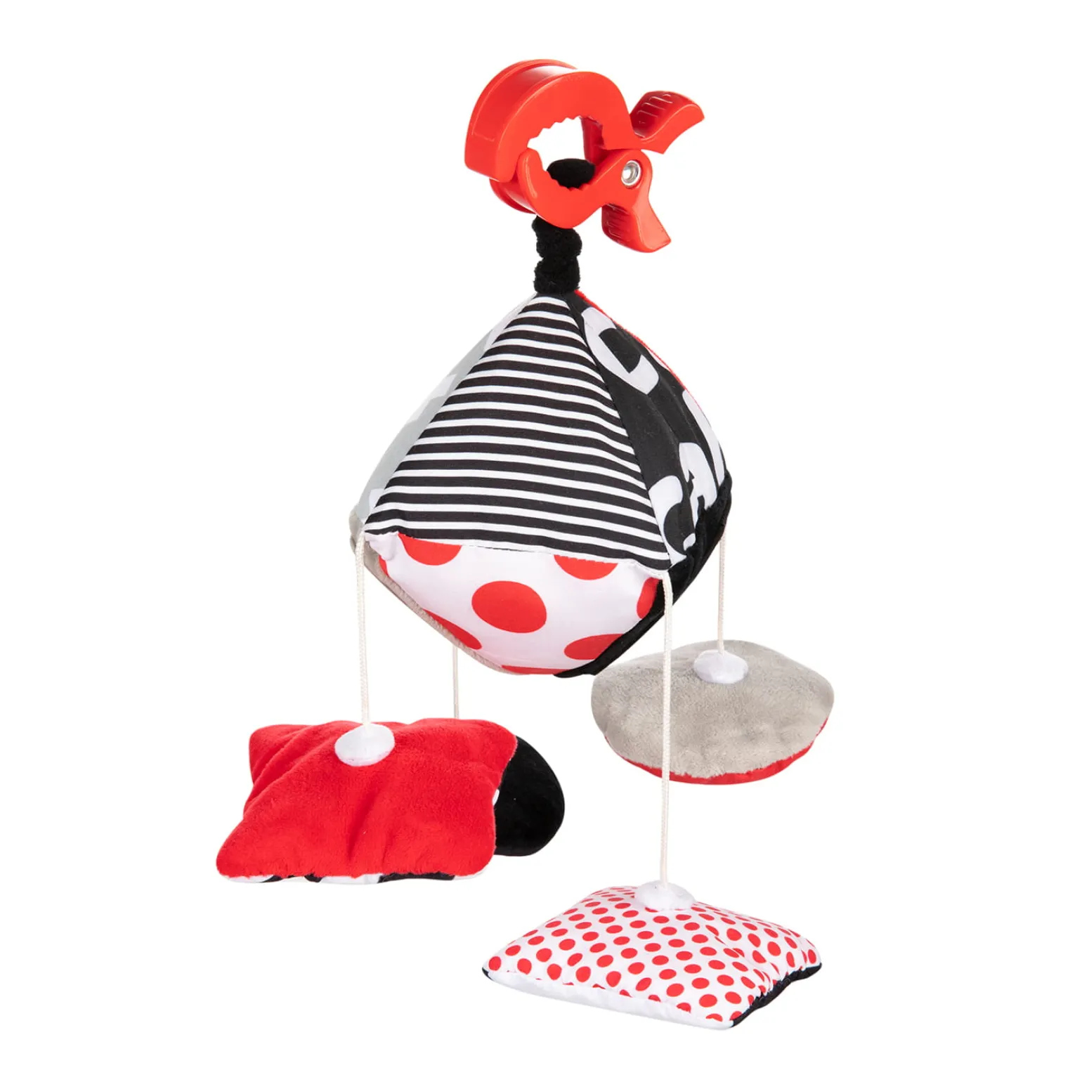 Canpol babies Kontrastowa karuzelka podróżna do wózka/fotelika SENSORY TOYS