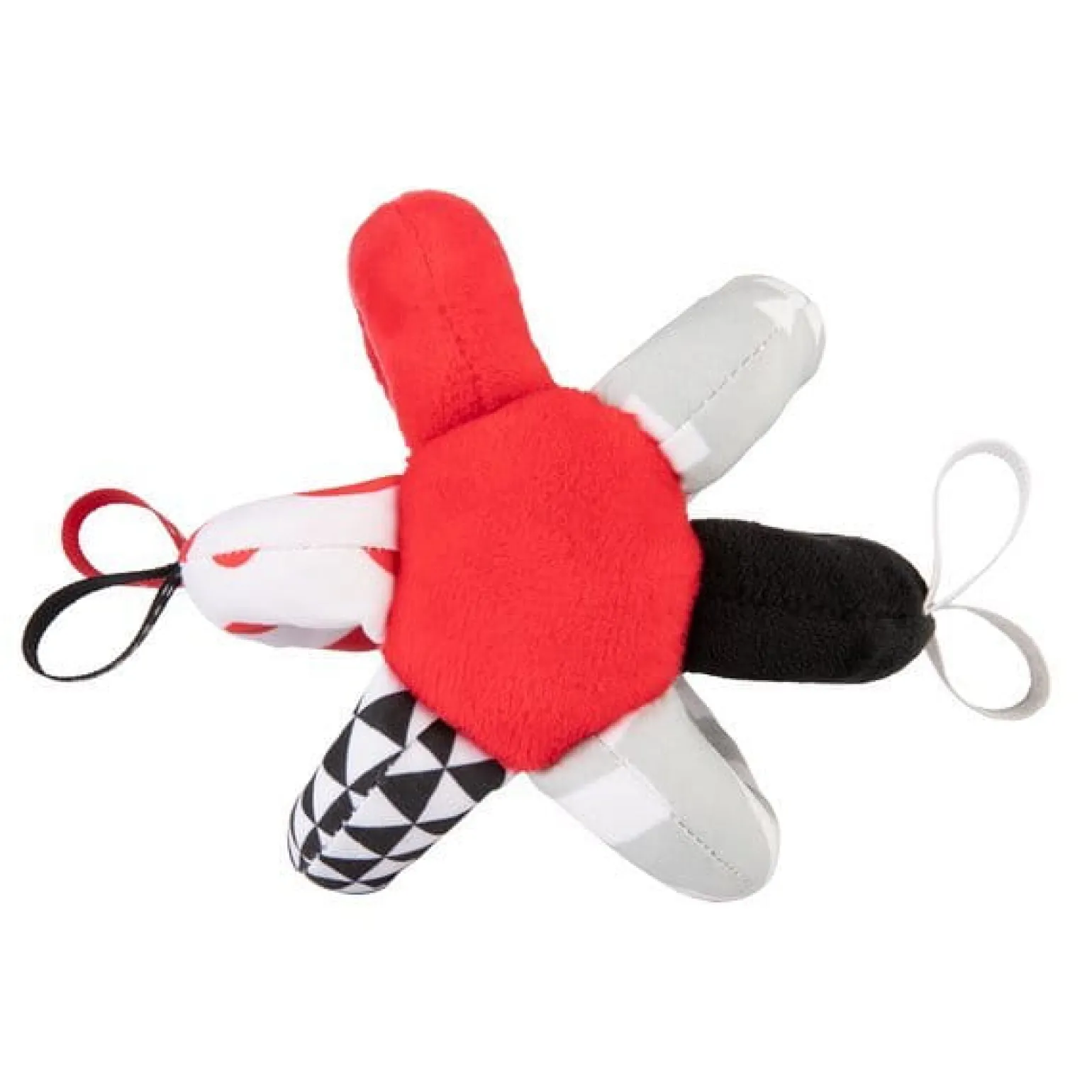 Canpol babies Kontrastowa pluszowa piłka SENSORY TOYS