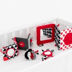 Canpol babies Kontrastowa pluszowa piłka SENSORY TOYS