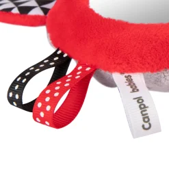 Canpol babies Kontrastowa zabawka z piszczkiem i lusterkiem SENSORY TOYS
