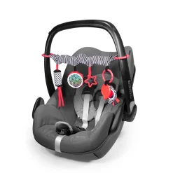 Canpol babies Kontrastowa zawieszka do wózka/ fotelika SENSORY TOYS