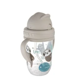 Canpol babies Kubek niekapek z rurką i odważnikiem 270ml EXOTIC ANIMALS