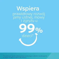 Canpol babies Kubek niekapek z rurką i odważnikiem 270ml Kremowy