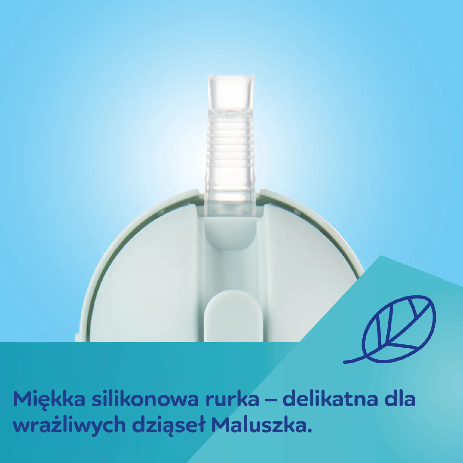 Canpol babies Kubek niekapek z rurką i odważnikiem 270ml Zielony
