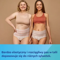 CANPOL babies Oddychające i ultrachłonne jednorazowe majtki 2w1 z podkładem poporodowym S/M, 5 szt.​