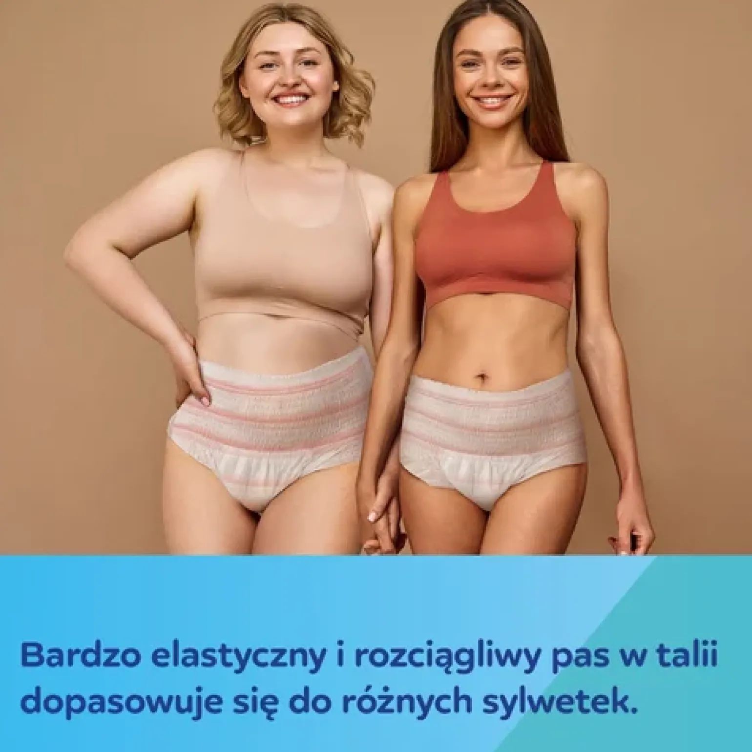 CANPOL babies Oddychające i ultrachłonne jednorazowe majtki 2w1 z podkładem poporodowym S/M, 5 szt.