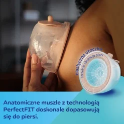 Canpol babies Podwójny mobilny laktator muszlowy MilkShell
