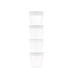 Canpol babies Pojemniki do przechowywania mleka/ pokarmu 4 szt. (180 ml)