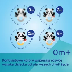 Canpol babies Sensoryczna zabawka z gryzakiem i grzechotką BabiesBoo