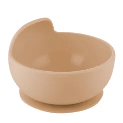 Canpol babies Silikonowa Miseczka z Przyssawką 330 ml Beige