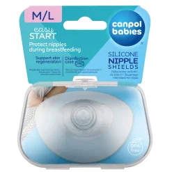 Canpol babies Silikonowe osłonki piersi M/L EasyStart 2 szt.
