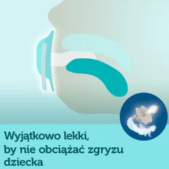 Canpol babies Smoczek silikonowy 0-6m symetryczny BONJOUR PARIS PINK 2szt.