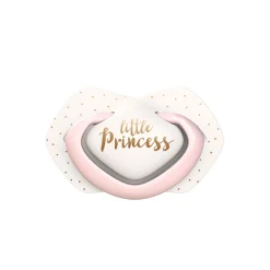 Canpol babies Smoczek silikonowy 0-6m symetryczny ROYAL BABY 2szt.