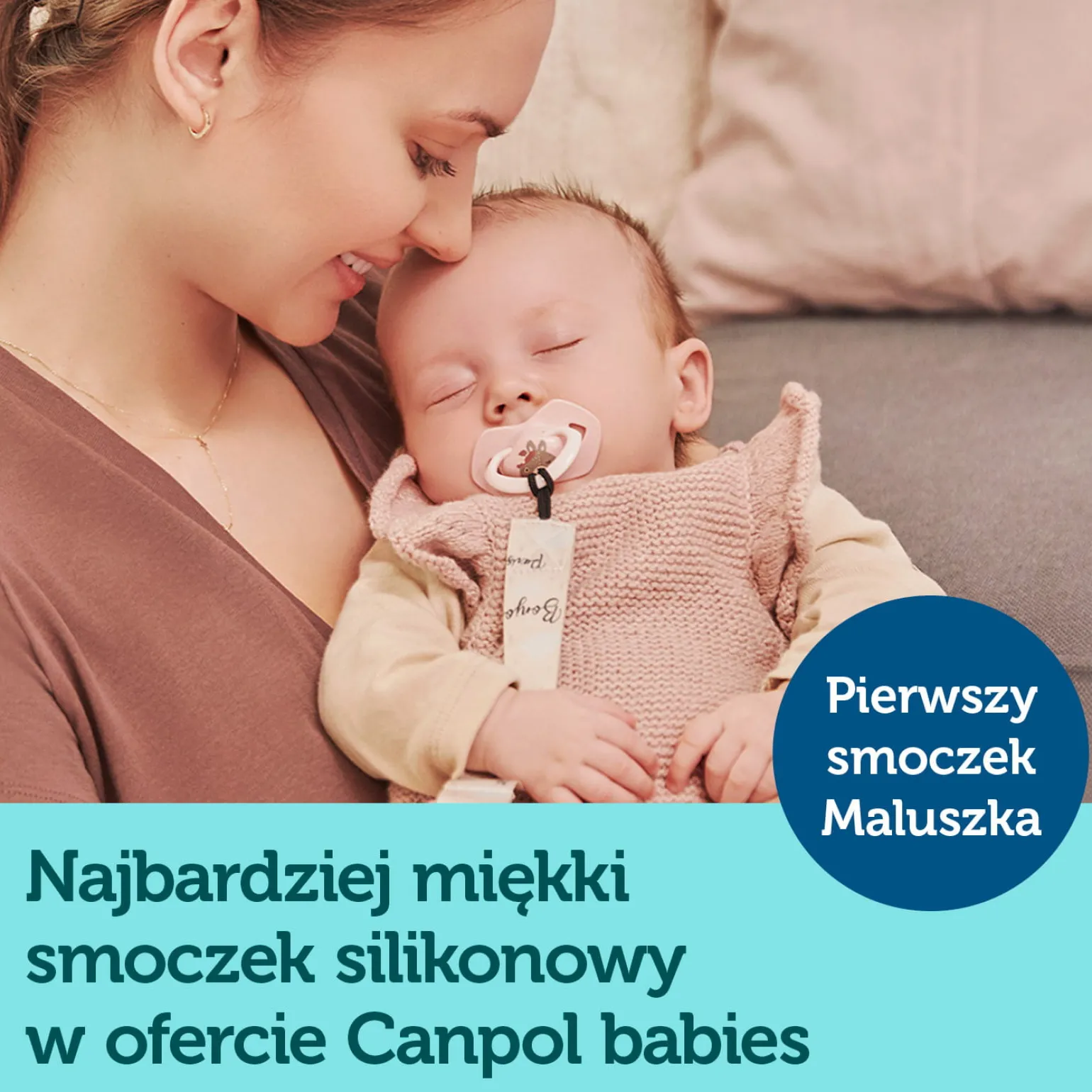 Canpol babies Smoczek silikonowy 6-18m symetryczny BONJOUR PARIS PINK 2szt.
