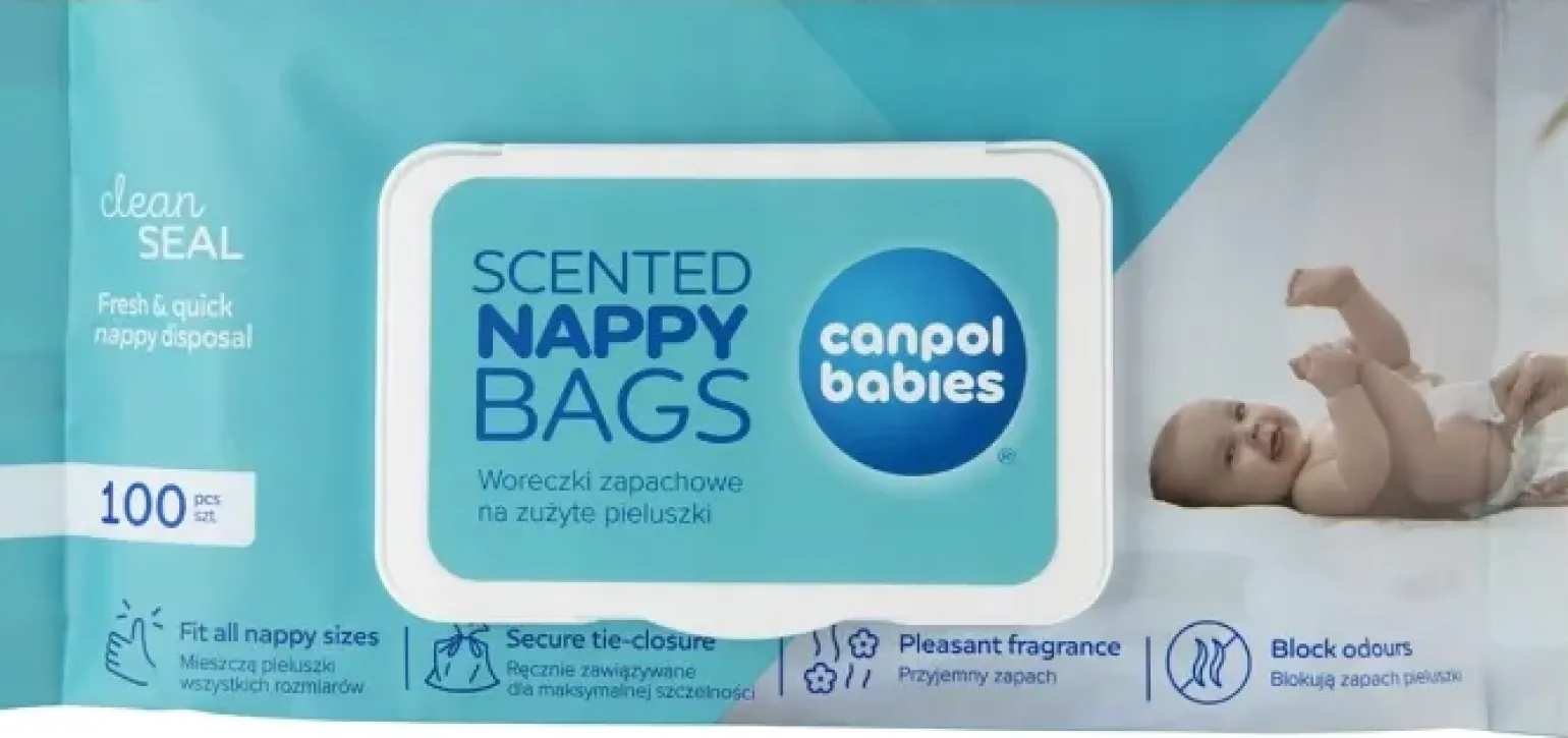 Canpol babies Woreczki zapachowe na zużyte pieluszki 100 szt.