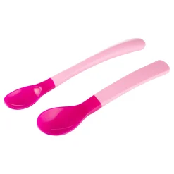 Canpol babies Zestaw magicznych łyżek zmieniających kolor 2 szt. pink