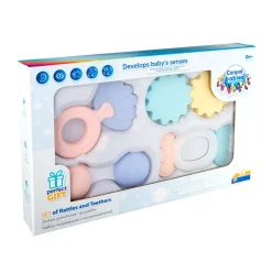 Canpol babies Zestaw pierwszych grzechotek PASTEL