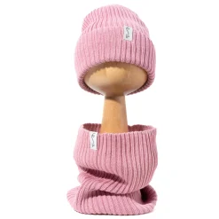 Czapeczka z dzianiny bawełnianej - PINK