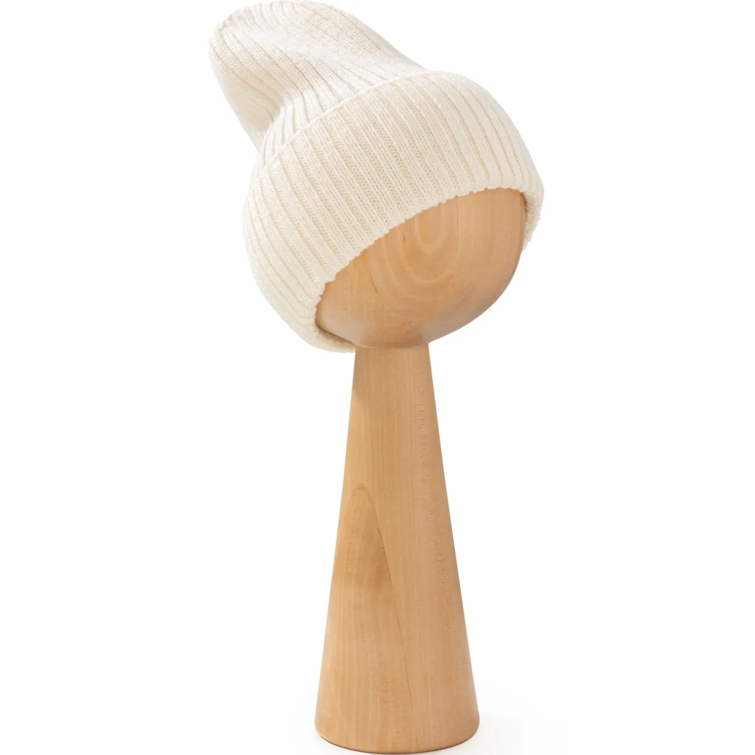 Czapeczka z wełny Merino - ECRU